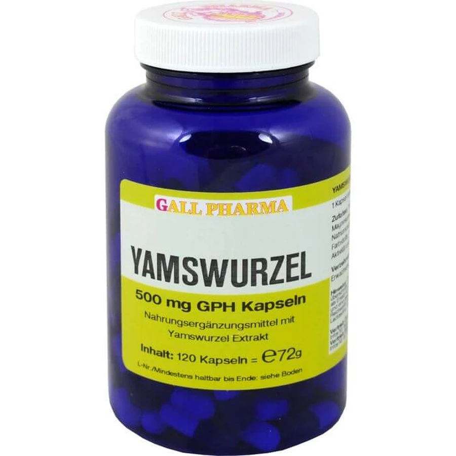 YAMSWURZEL 500 mg GPH Cápsulas 120 Cápsulas