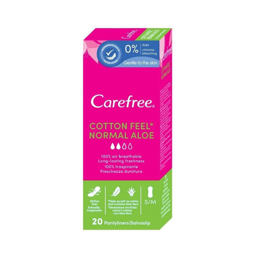 Carefree Aloe Vera Daily Absorbent x 20pcs.