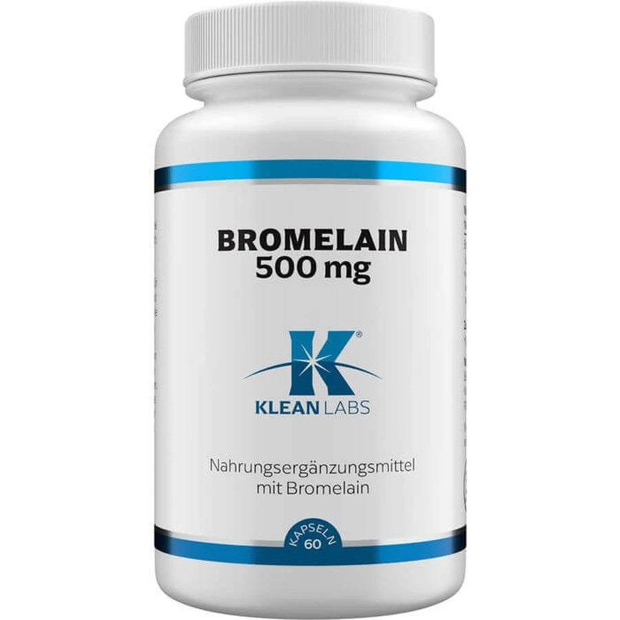 BROMELAÍNA 500 mg Cápsulas KLEAN LABS 60 Cápsulas