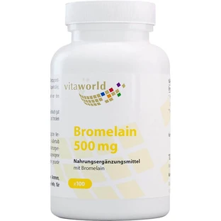 BROMELAIN 500 mg cápsulas 100 unid.