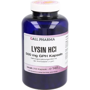 LYSIN HCL 500 mg GPH Kapsułki 250 kapsułek