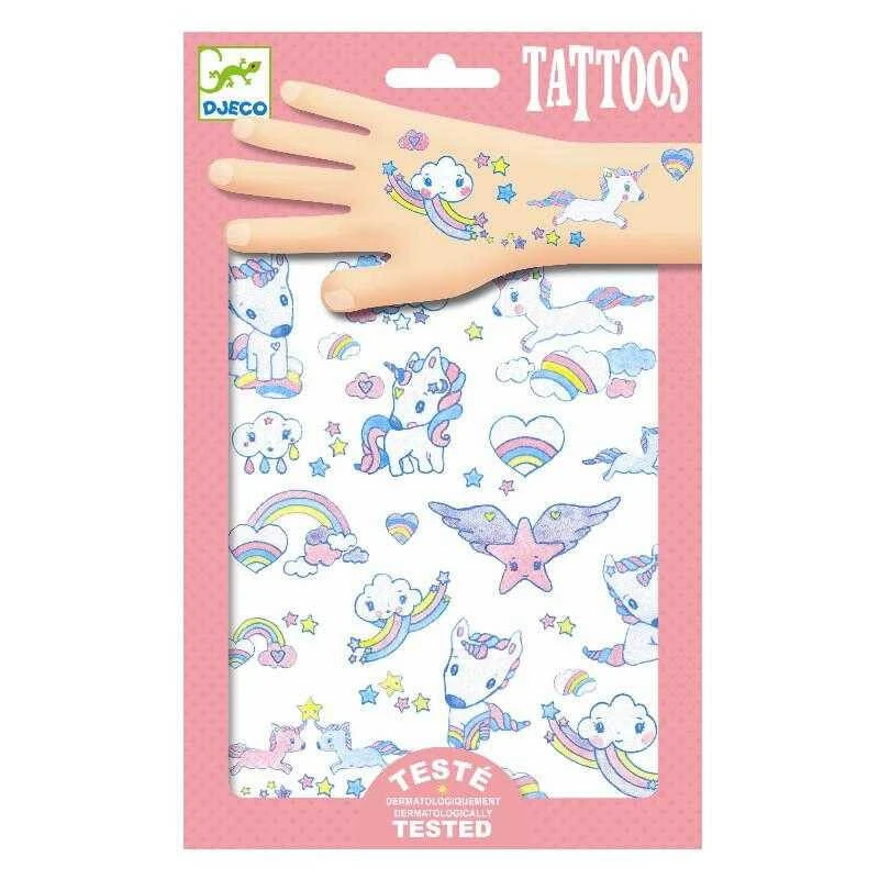 Djeco Unicorni Tatoeage