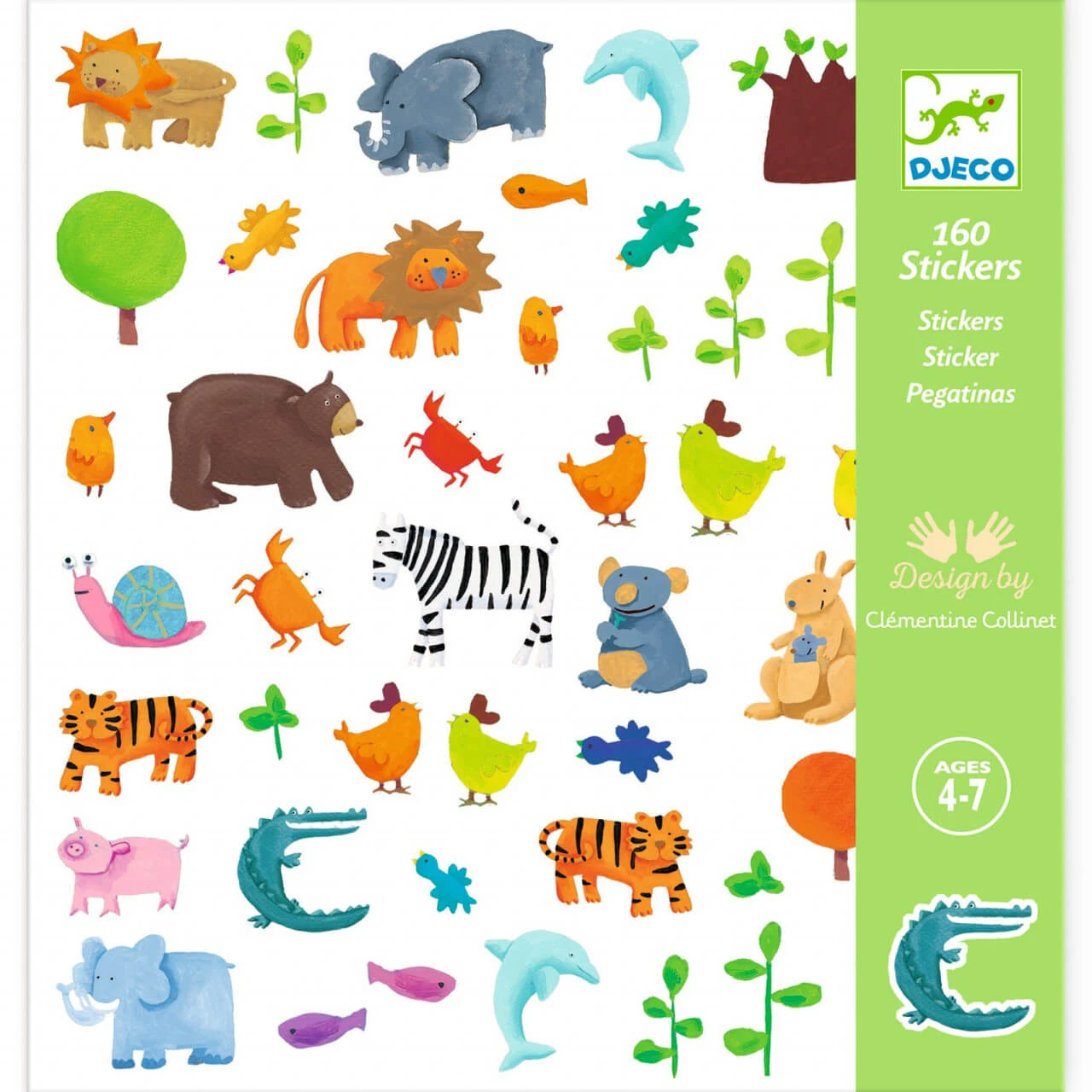 Djeco Stickers Dieren