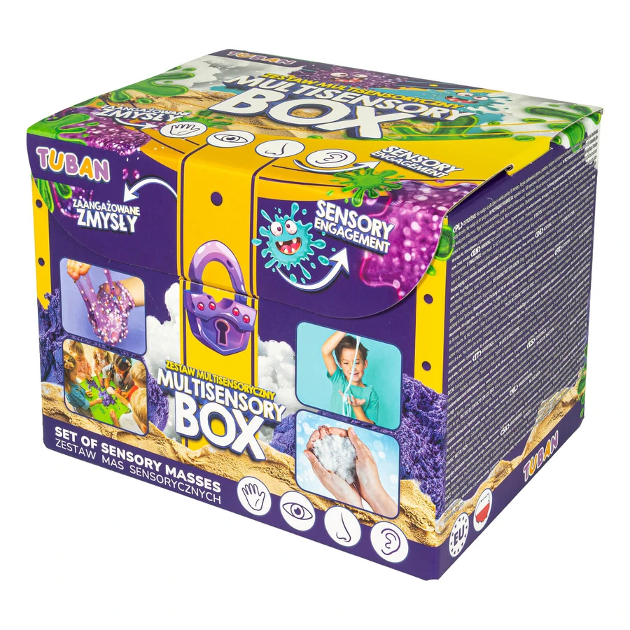 Activiteitenset voor zintuiglijk spelen - multi-zintuiglijke doos