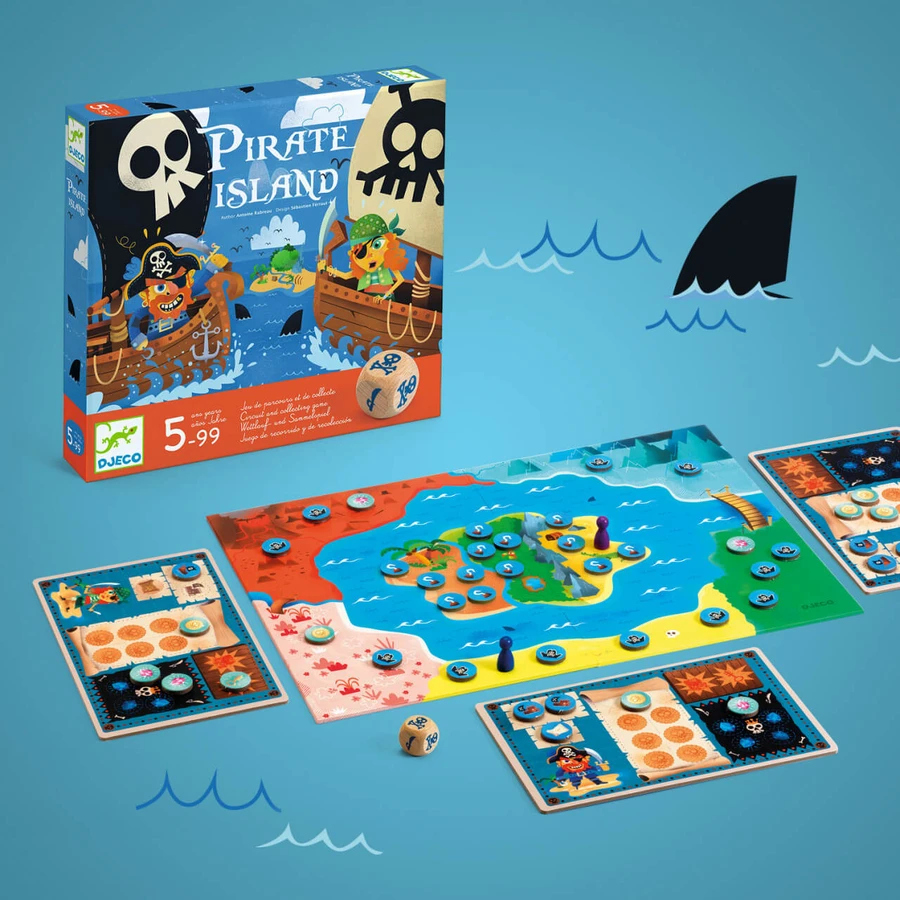 Bordspel Pirateneiland, Djeco