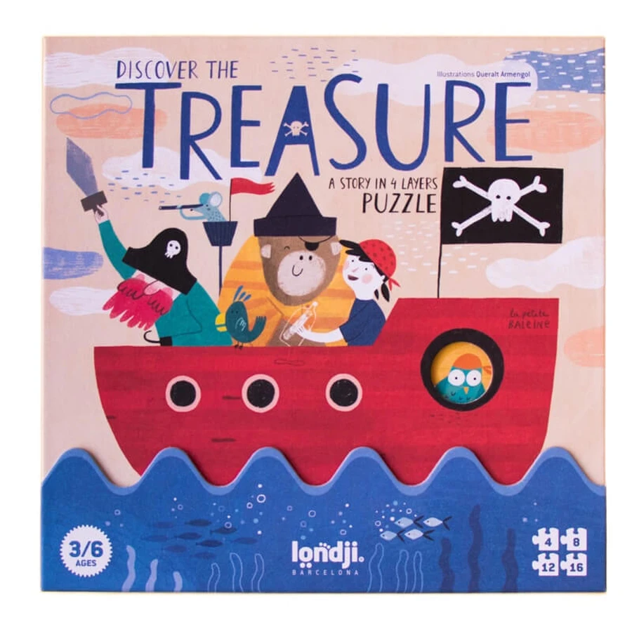 Puzzle Trova il tesoro, Londji