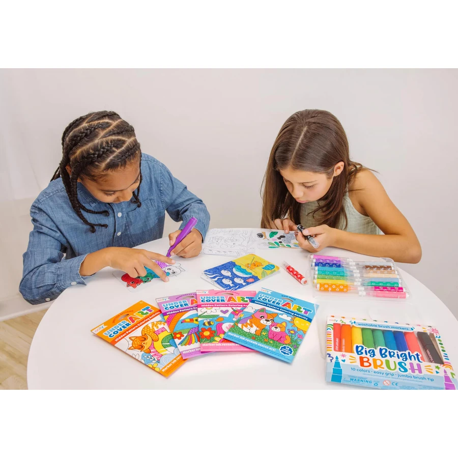 Jeu de coloriage avec motifs secrets Undercover Art - Catei