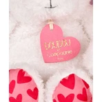 Zachte pluche teddybeer "I Love You" in cadeauzakje - 25 cm