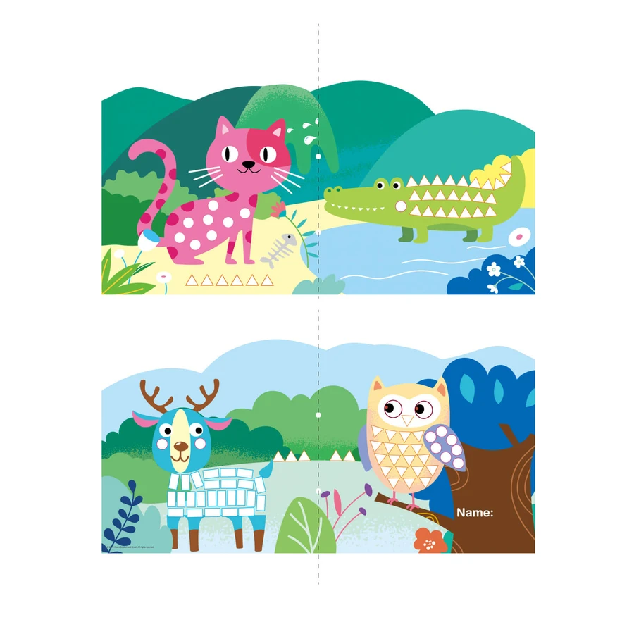Mosaic My first storybook - Wild Animals