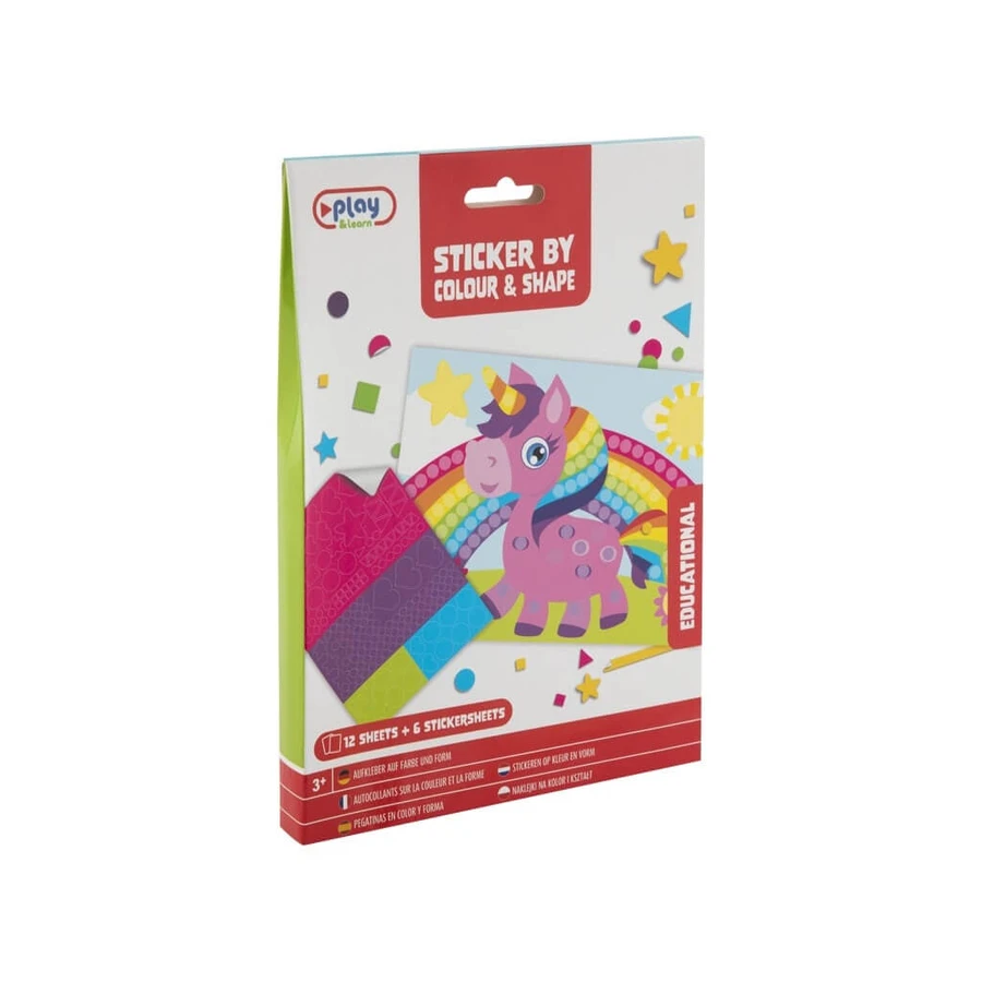 Set di adesivi colore e forma, Grafix