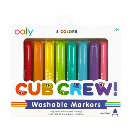Pastelli lavabili Cub Crew - set di 8, Cub Crew