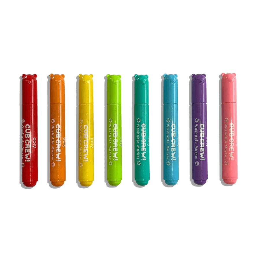 Pastelli lavabili Cub Crew - set di 8, Cub Crew