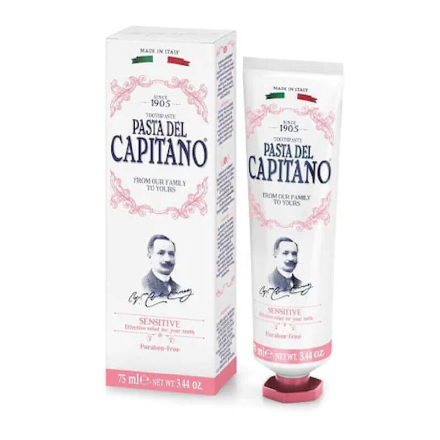 Del Capitano Pasta de dinti pt.dantura sensibila 0375 x75 ml