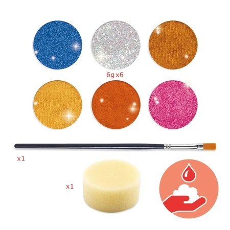 Djeco non-allergene make-up kleuren, metallic