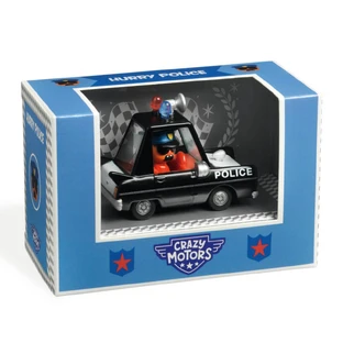 Colección Crazy Motors Djeco, Coche de Policía Juguetes para niños