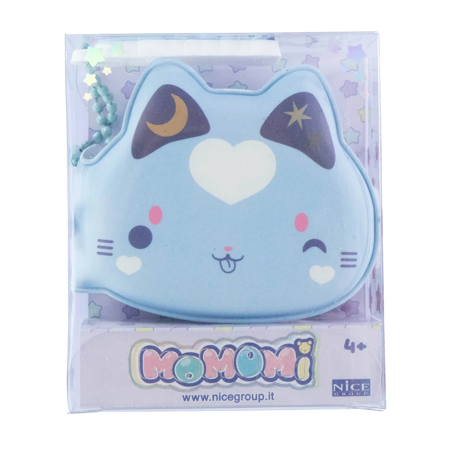 Momomi mini diary - kitty keyring, soft diary with chain