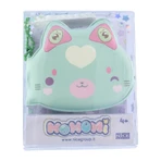 Momomi mini diary - kitty keyring, soft diary with chain