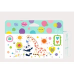 Set van 5 uitwasbare stippenstiften - pastelkleuren, Haku Yoka