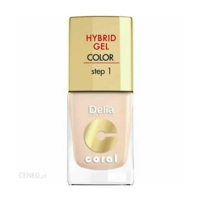 DELIA Hybrid Coral Nagellak Nr 020 crème x 11ml