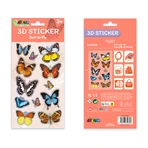 3D Stickers - Vlinders, collectie Natural Creations
