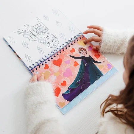Creatieve set met stickers, plakcijfers, Disney Frozen