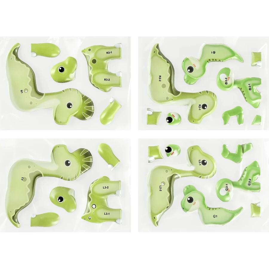 3D-Aufkleber - Dinosaurier