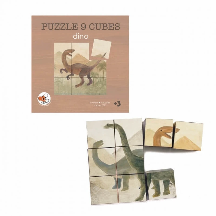 Dinosaurier-Würfelpuzzle, Egmont Toys