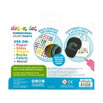 Vopsea 3D pentru tehnica punctului – Dot-a-Lot, set de 8 culori Brights