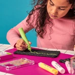 Vopsea 3D pentru tehnica punctului – Dot-a-Lot, set de 8 culori Brights