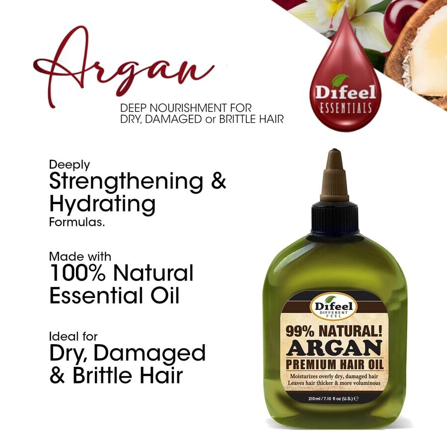 Argan Hair Oil x 75 ml, Difeel