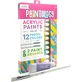 Paintology acrylverfset, 12 pastelkleuren en 2 penselen