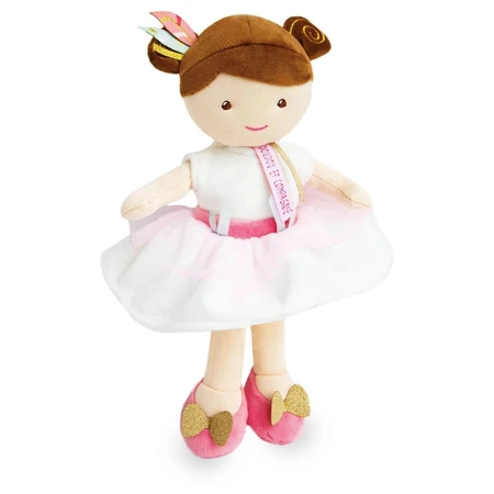 Pluche prinses - Ombelline, 30 cm, wit