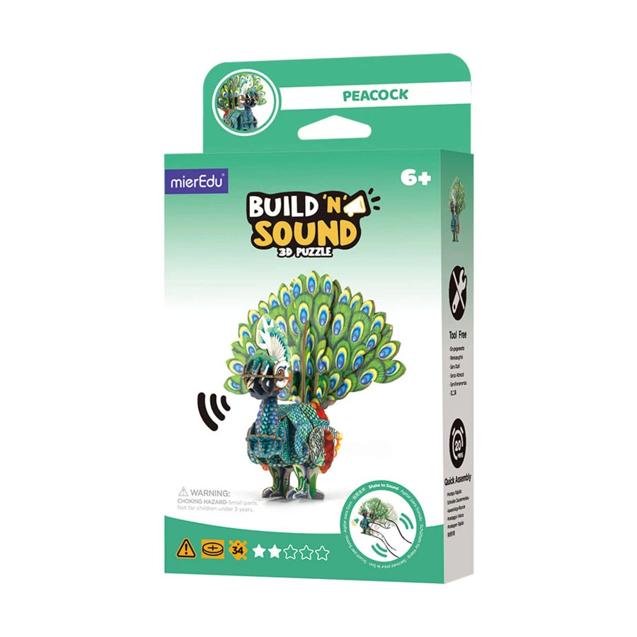 3D-Sound-Puzzle - Paun, Build 'n' Sound