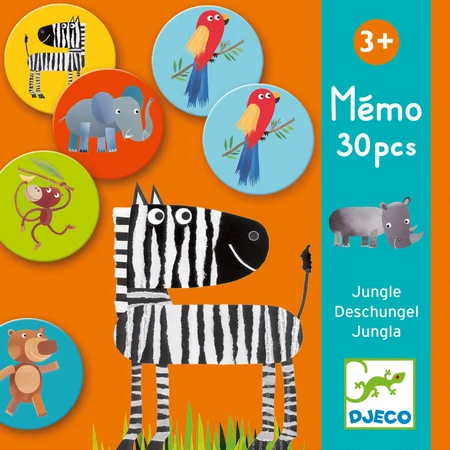 Djeco jungle animals memory game