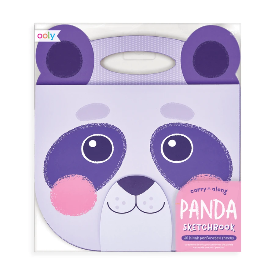 Libro da disegno portatile - Panda mov