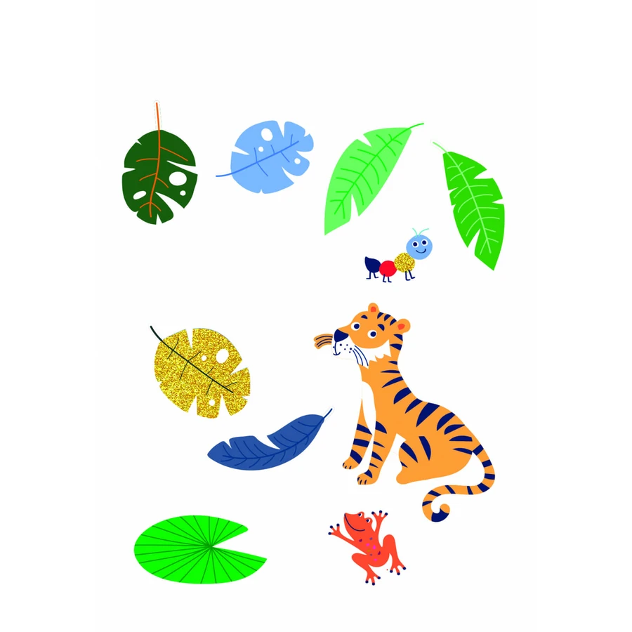 Jungle stickerset
