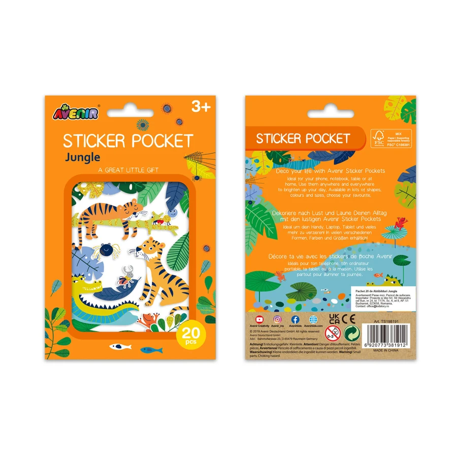 Jungle stickerset
