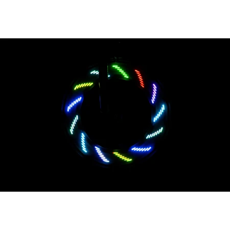 LED-licht met geanimeerde effecten voor fietsspaken, ShapeBrightz