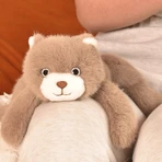 Ontspannend en stressverlichtend pluchen speeltje - Teddybeer - magnetisch, 30 cm, bruin