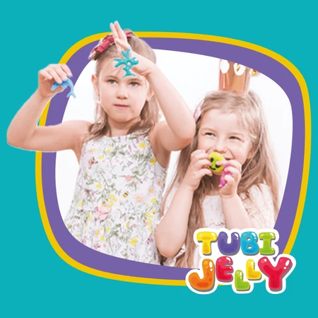 SET TUBI JELLY (gel modelator) cu 3 culori – DULCIURI