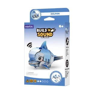 3D-Sound-Puzzle - Delfin, Bau 'n' Sound