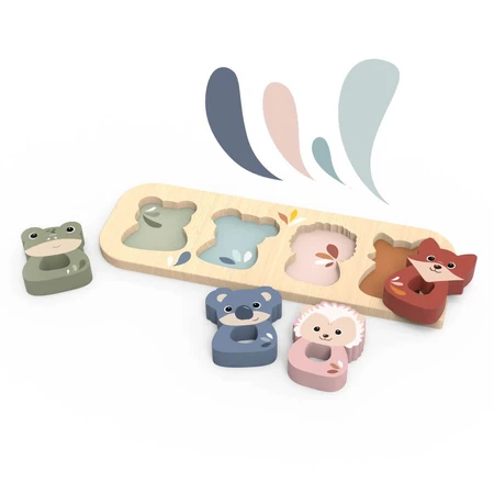 Houten dierenpuzzel, Speedy Monkey