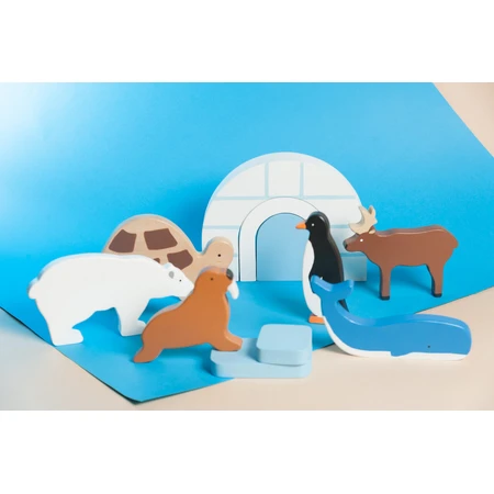 Set de animales polares, juguetes Marc