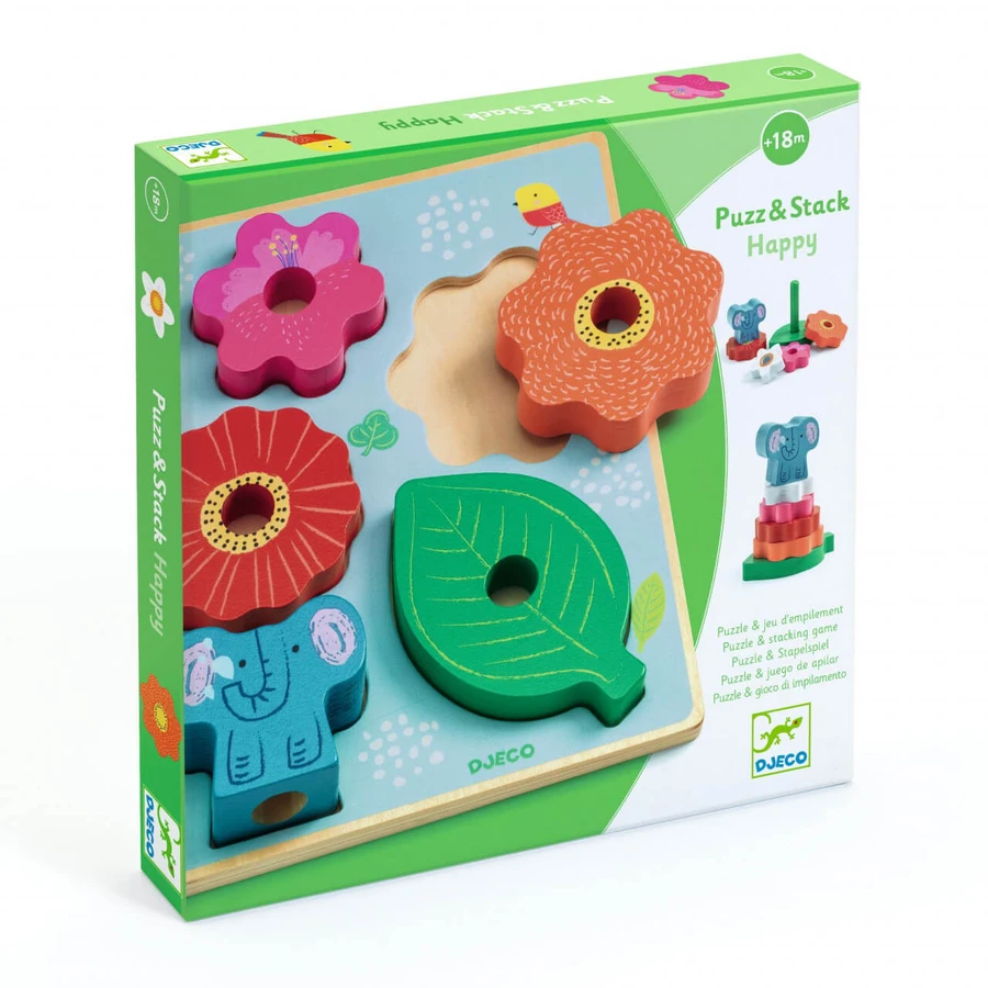 Gioco di puzzle e impilamento, Djeco