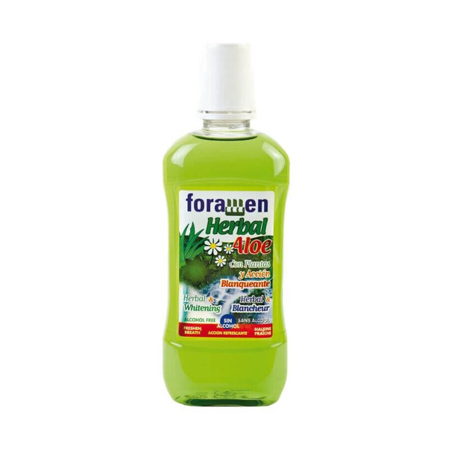 Foramen Herbal Aloe Alcohol Free Mouthwash 500ml -009