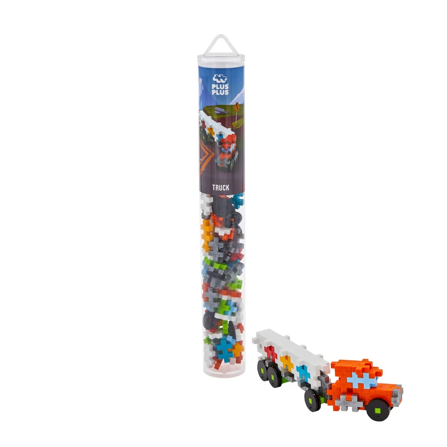 Plus-Plus construction set, tube 100 pieces, Truck