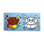 Coloring book with embossed outline - Our Vacation