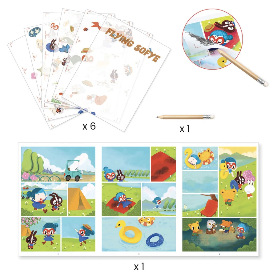 Creatief decor, Animatie Djeco, Sofie