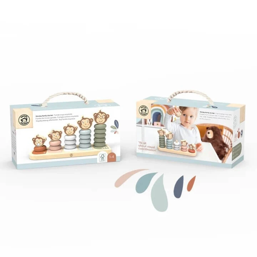 Die Familie der Affen Stapelspiel, Speedy Monkey