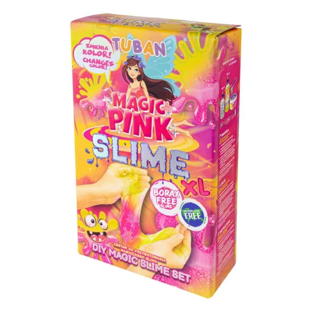 Doe-het-zelf experimenteer set SLIME - MAGIC PINK XL